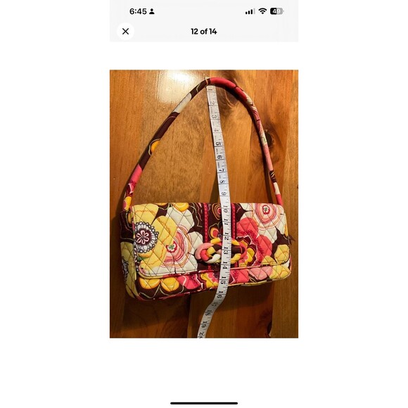 Vera Bradley Buttercup “Knot Just A Clutch” Magnetic Handbag & Change Purse NEW - Picture 11 of 12